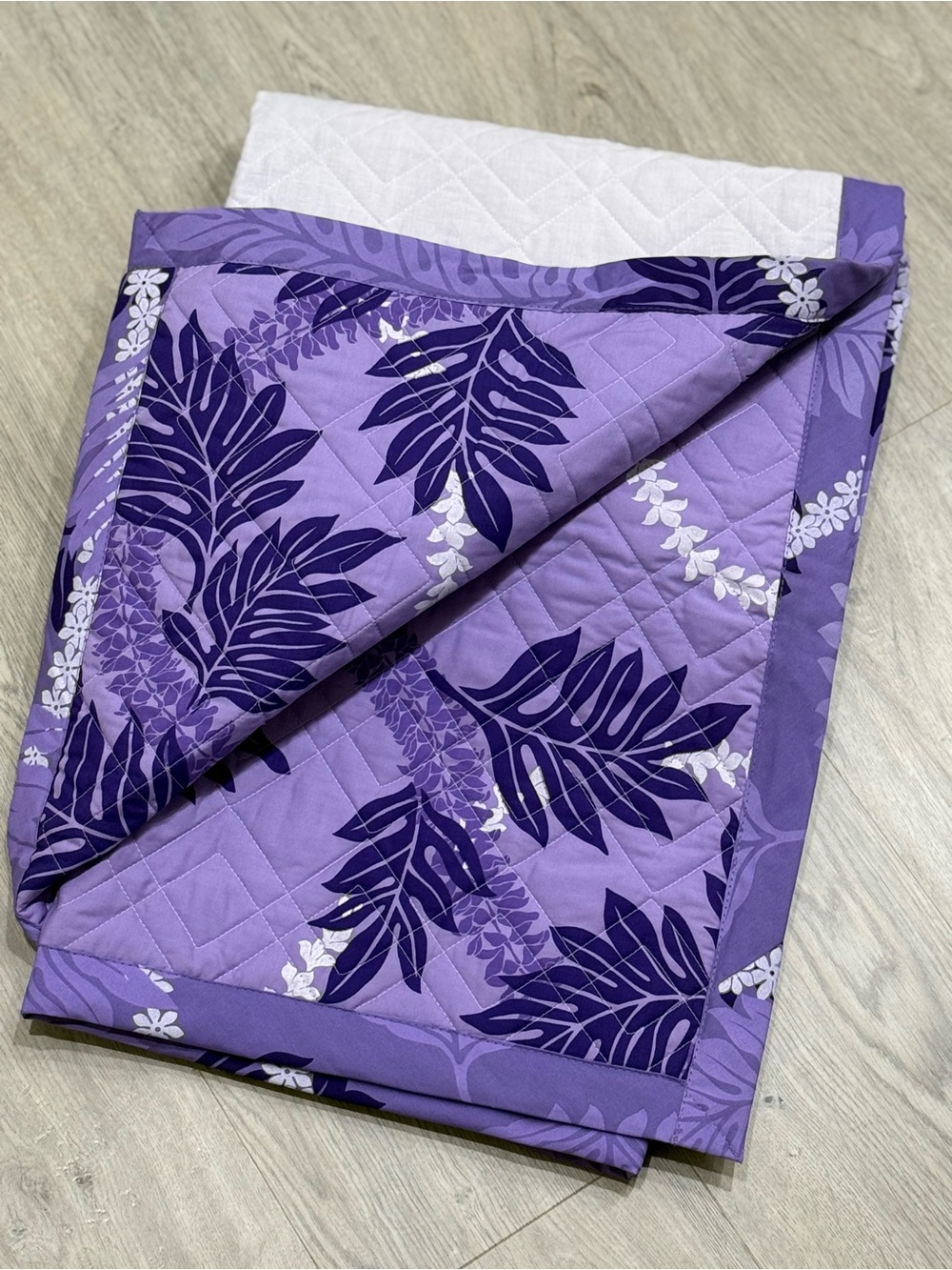 Hawaiian Quilted Lap Blanket